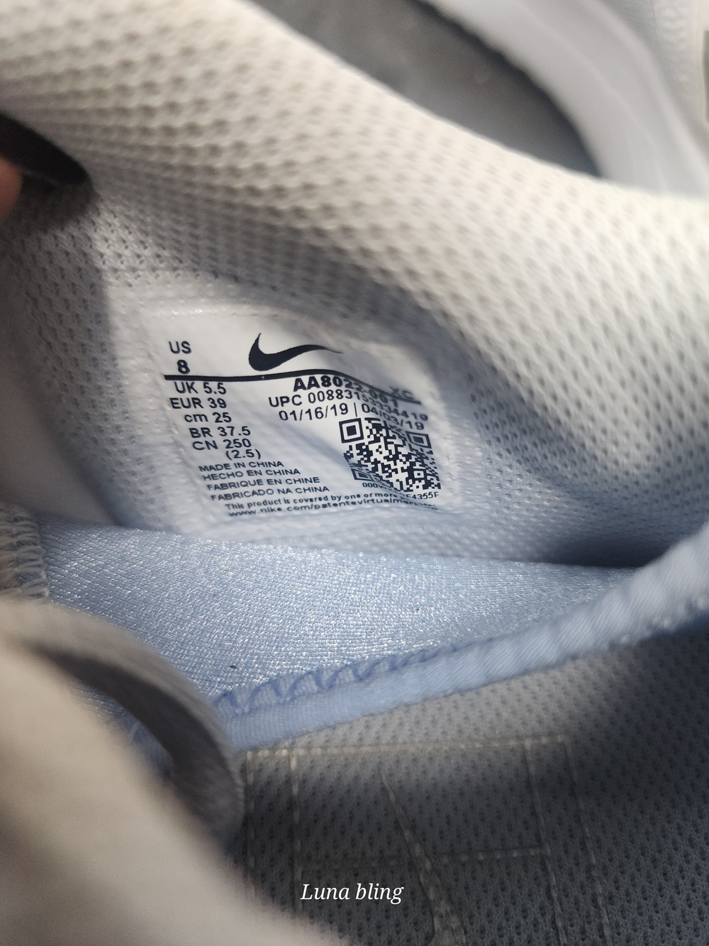 Light Gray Athletic Sneakers - ZOOM Style - Picture 5 of 5